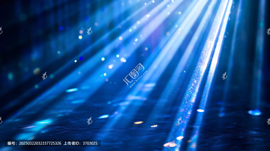 光影效果藍色光影