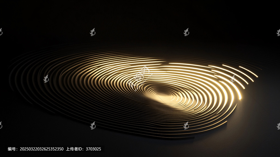金色線條藝術(shù)