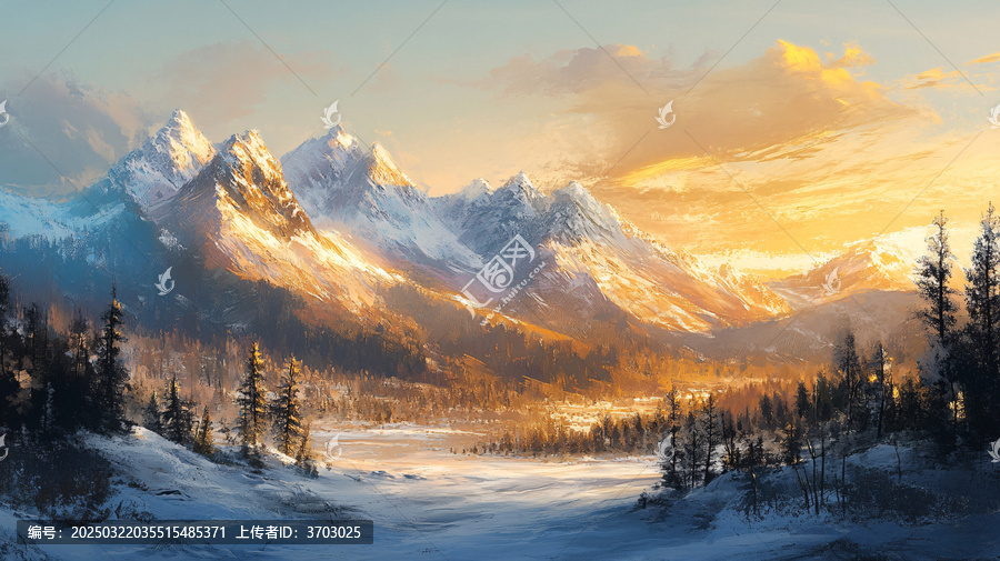 寬屏風景畫