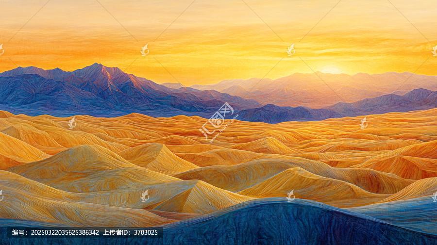 金色山脈立體山脈