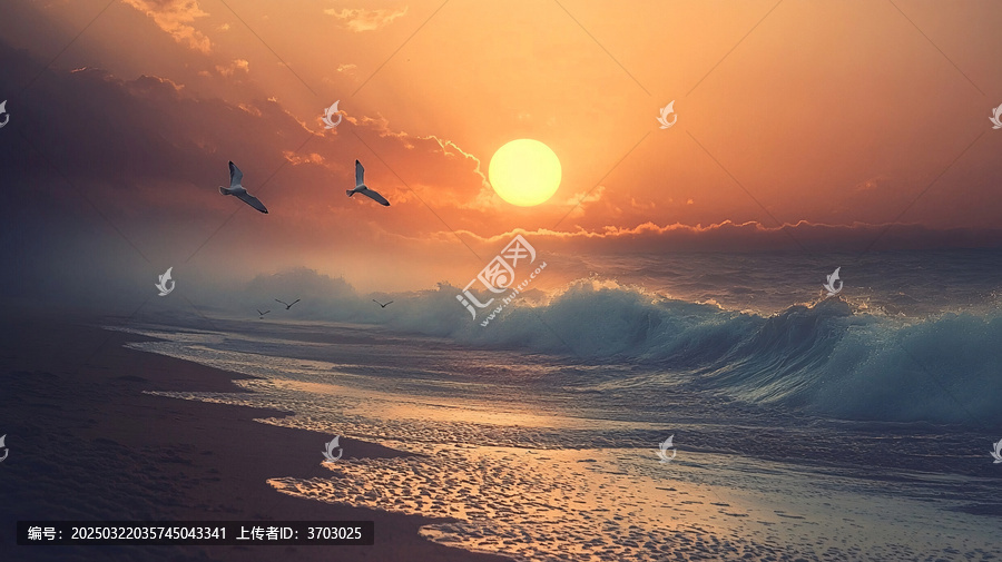 唯美旭日東升