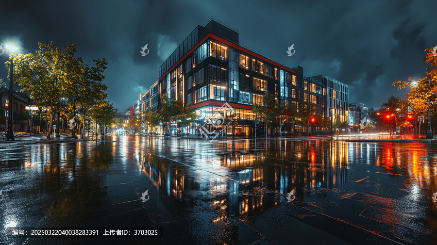 雨中天街