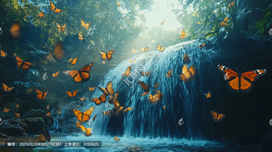 落水的蝴蝶