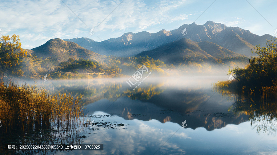 大九湖晨霧