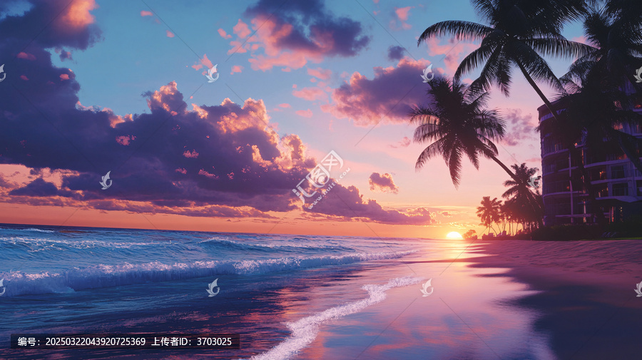唯美海濱生活