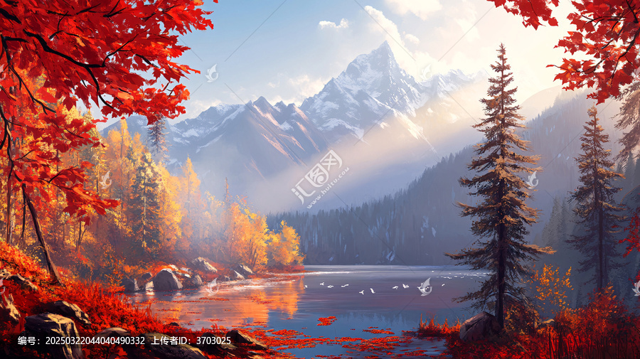 寬屏風(fēng)景畫