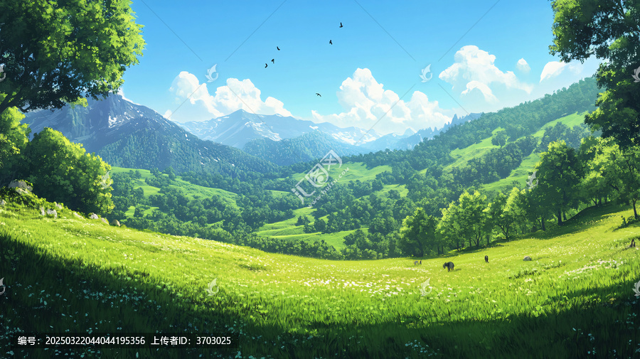 寬屏風(fēng)景畫