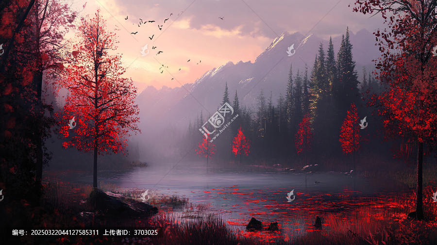 秋色夢幻風光
