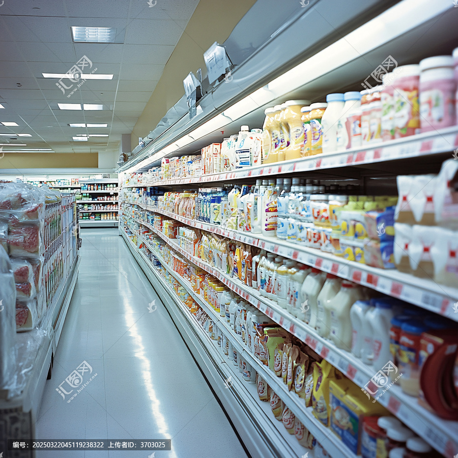超市乳制品區(qū)