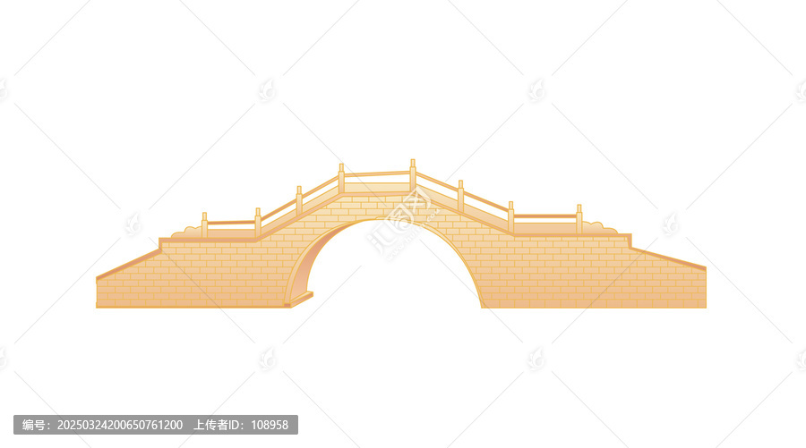 國潮古代橋