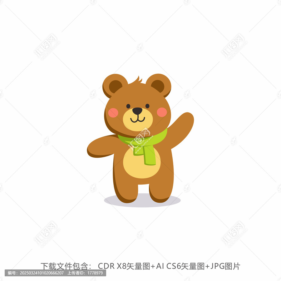 卡通小熊