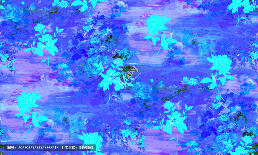 枝葉暗花圖案田園窗簾素色
