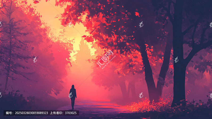 孤獨背影