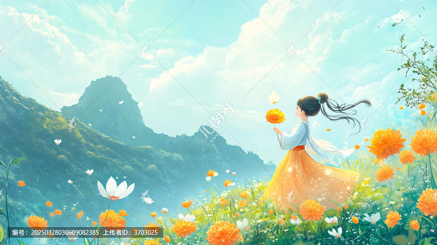 夢幻風景女孩