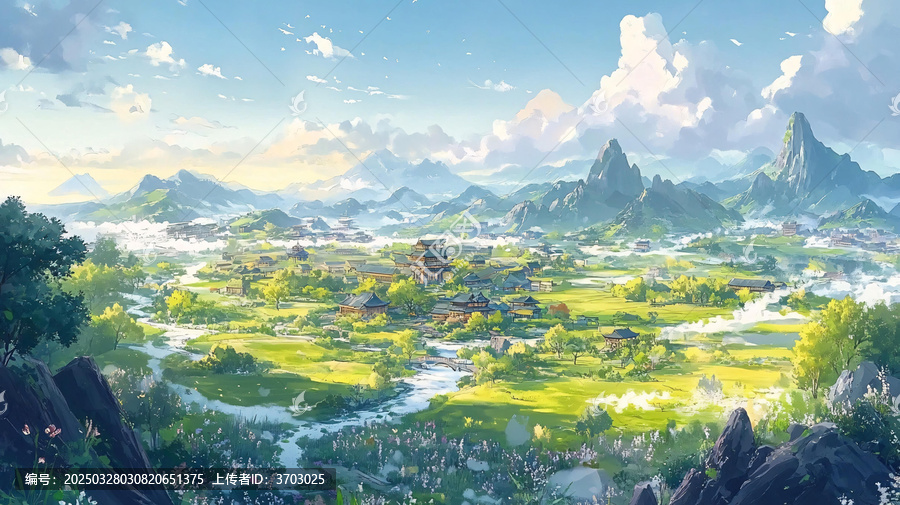 古風(fēng)動畫場景