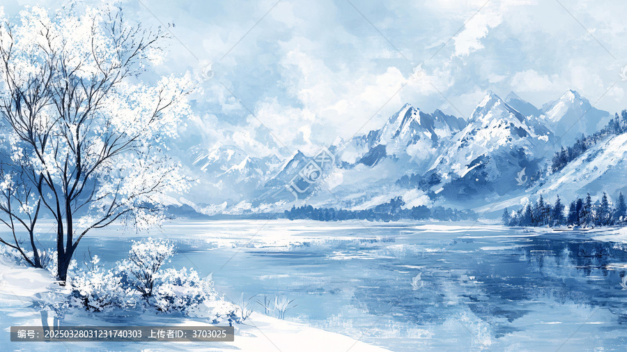 寬屏風(fēng)景畫