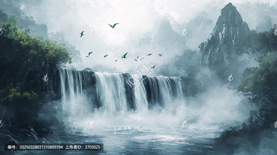 高清古風(fēng)山水