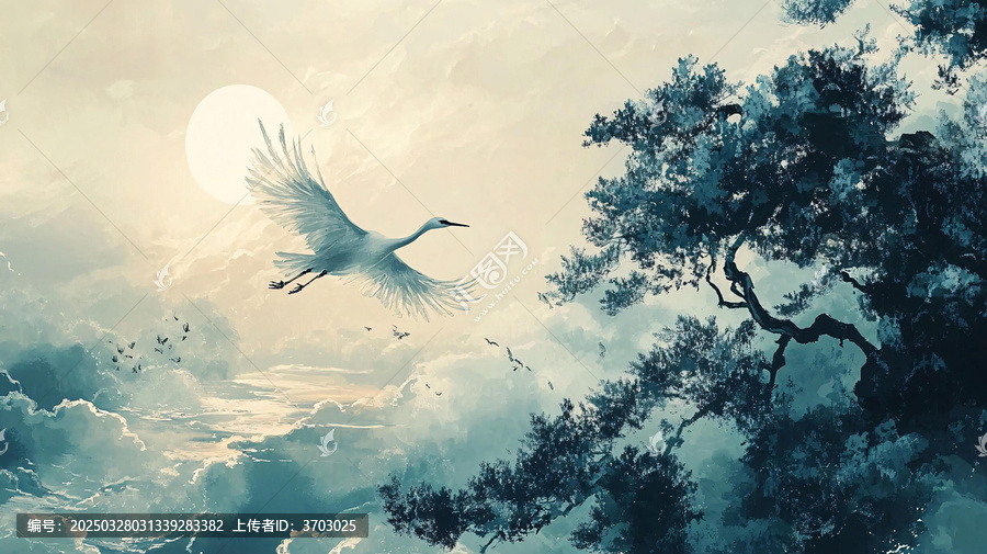 仙鶴云海