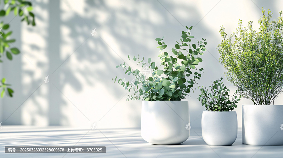 陽(yáng)光與盆栽