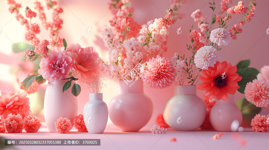 大氣花卉場(chǎng)景