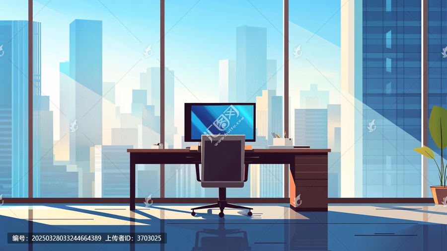 企業(yè)室內(nèi)插圖