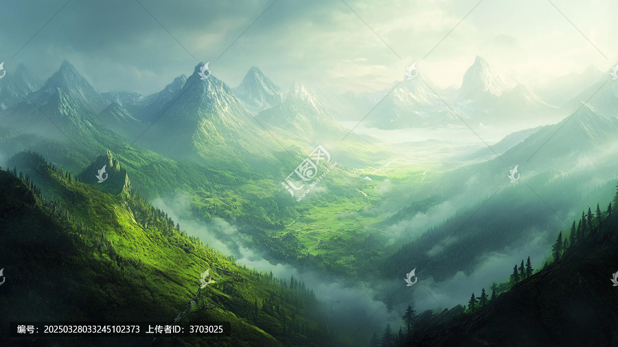 寬屏風景畫