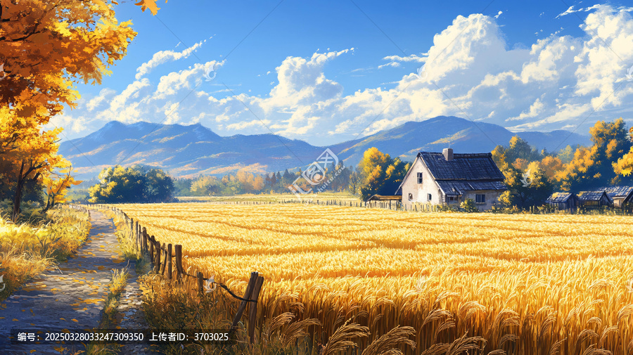 唯美農(nóng)村場(chǎng)景