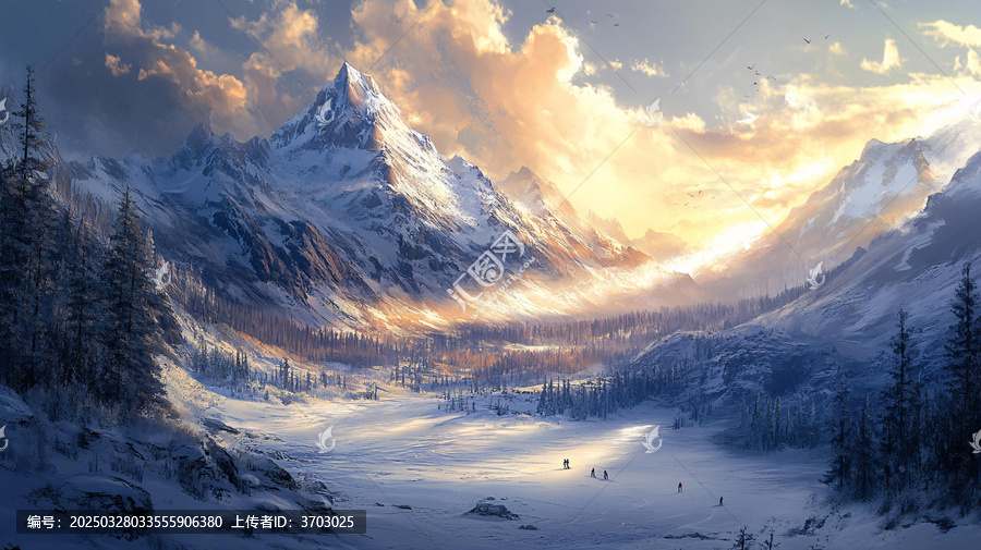 寬屏風(fēng)景畫