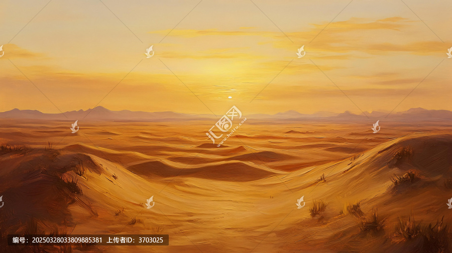 荒野黃昏