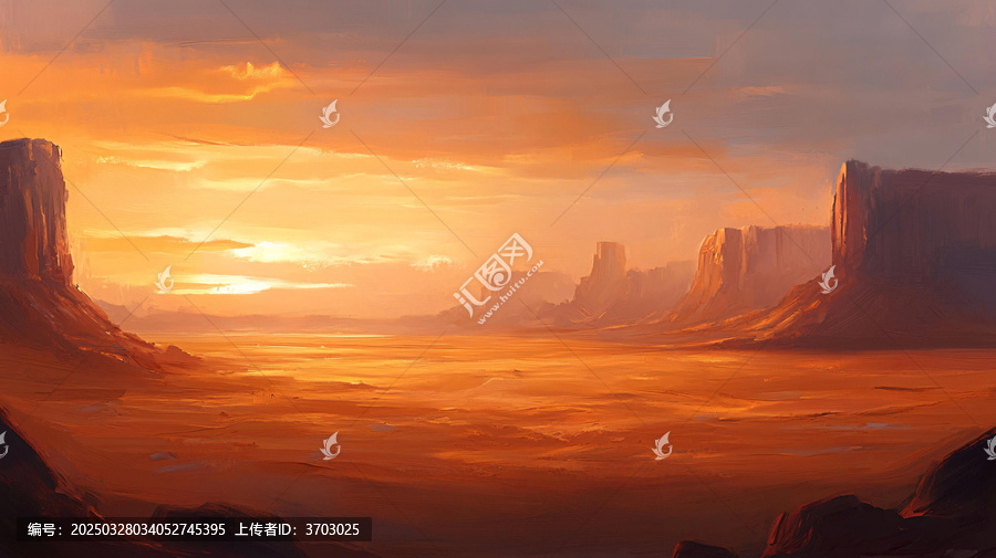 荒野黃昏