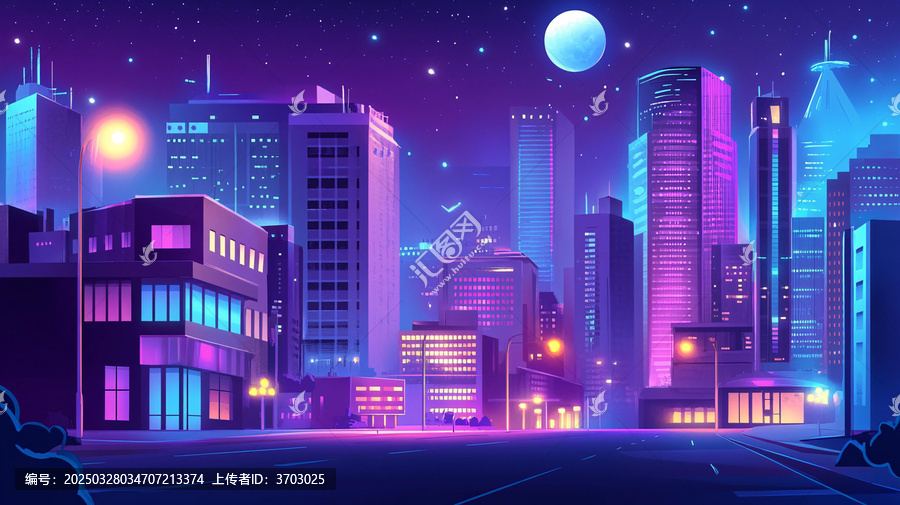 霓虹燈城市