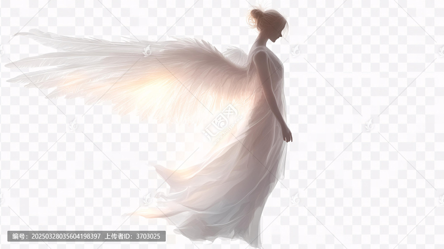 女性人物光效素材