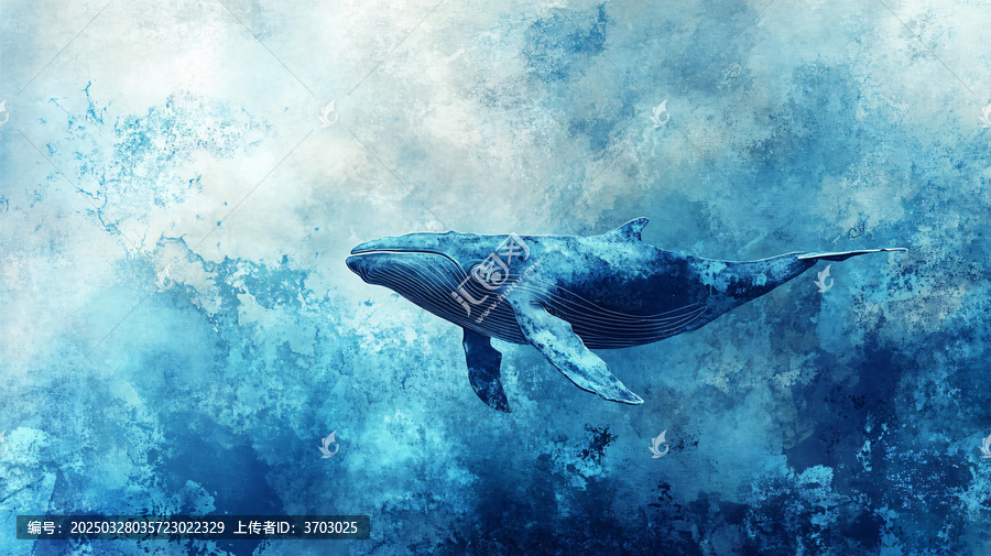 夢幻鯨魚背景