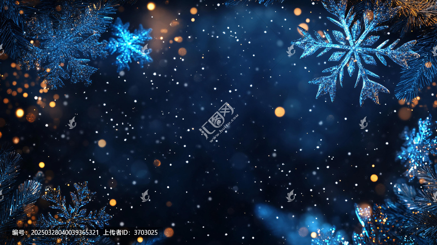 藍(lán)色夢幻冰雪