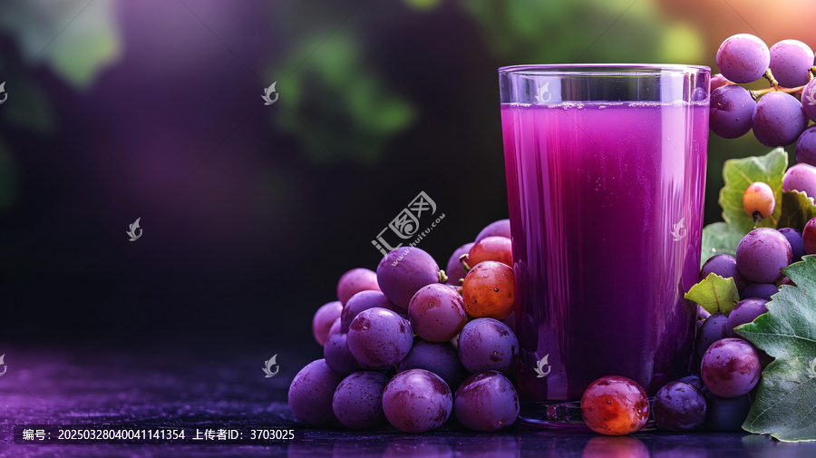 夏天葡萄汁