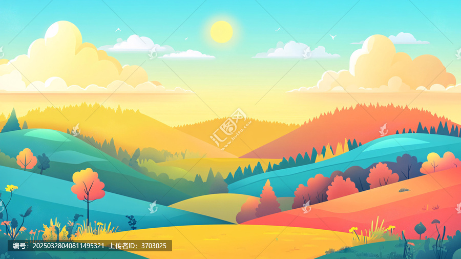 扁平風(fēng)景