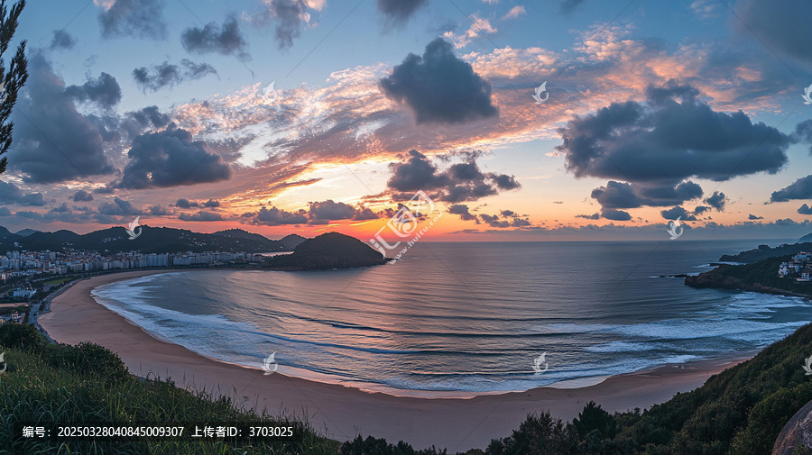 海島日落