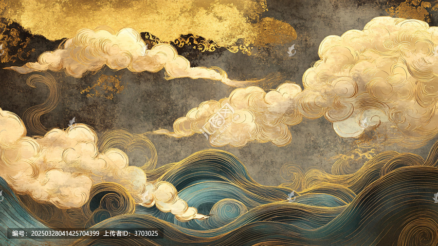 古風(fēng)海浪包裝