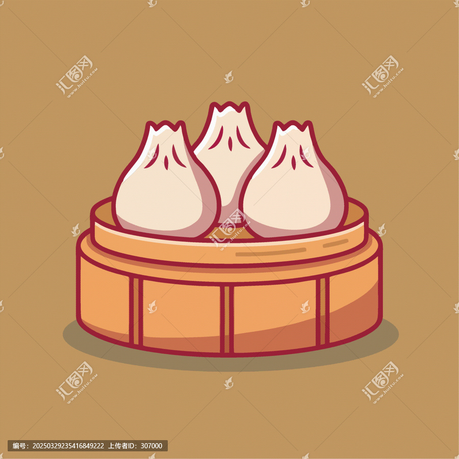 包子蒸籠圖案圖標(biāo)