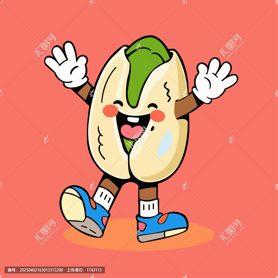 開心果插畫
