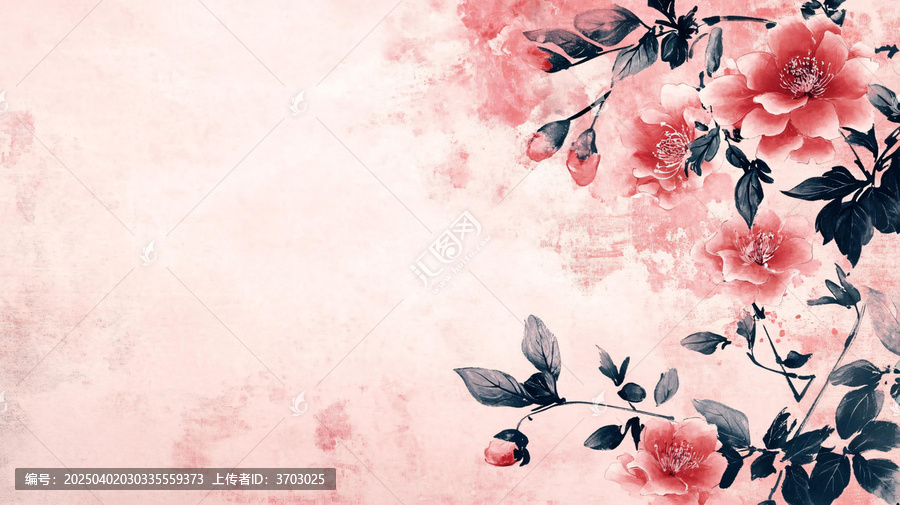 紅石榴花背景