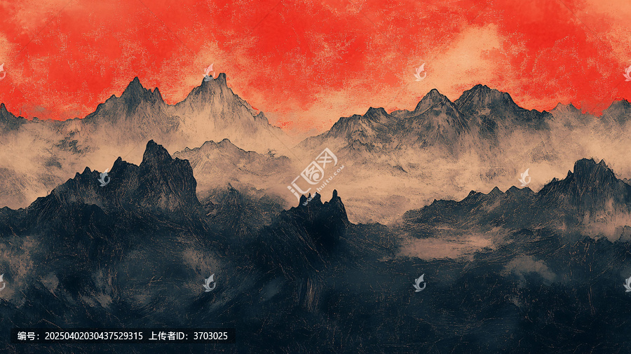 血色雪山