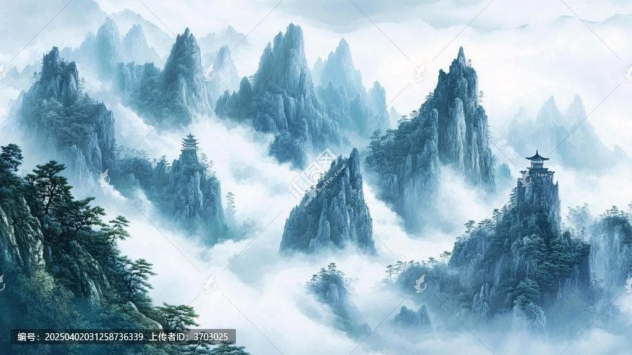 高清古風山水