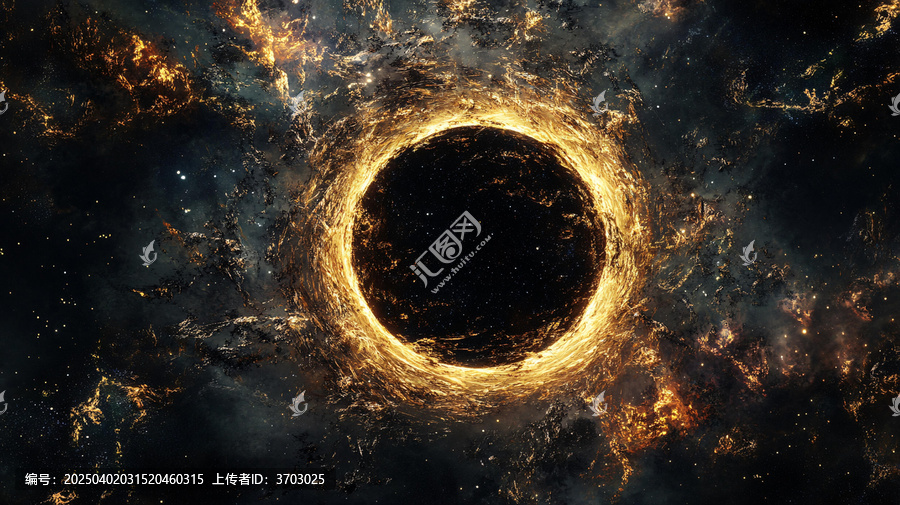 宇宙黑洞背景海報(bào)
