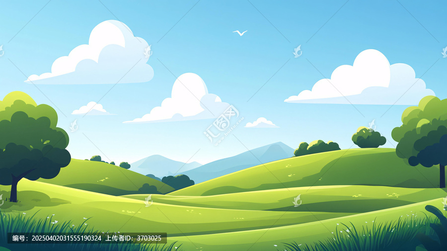 扁平風(fēng)自然風(fēng)景
