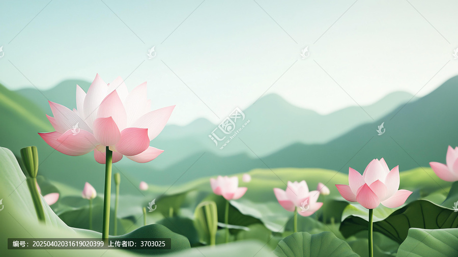 荷花開放動畫