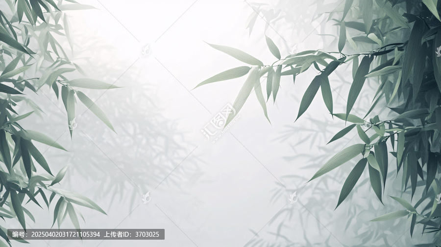 唯美竹葉背景