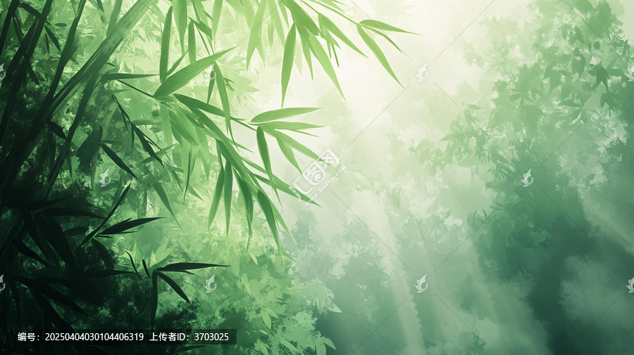 唯美竹影竹韻