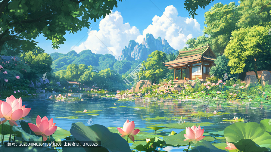 荷花大場(chǎng)景