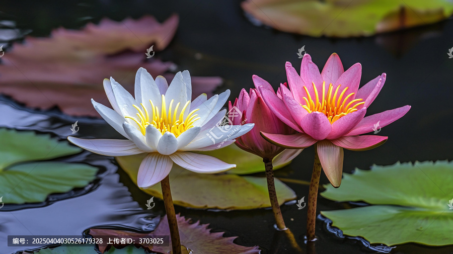 雙生荷花